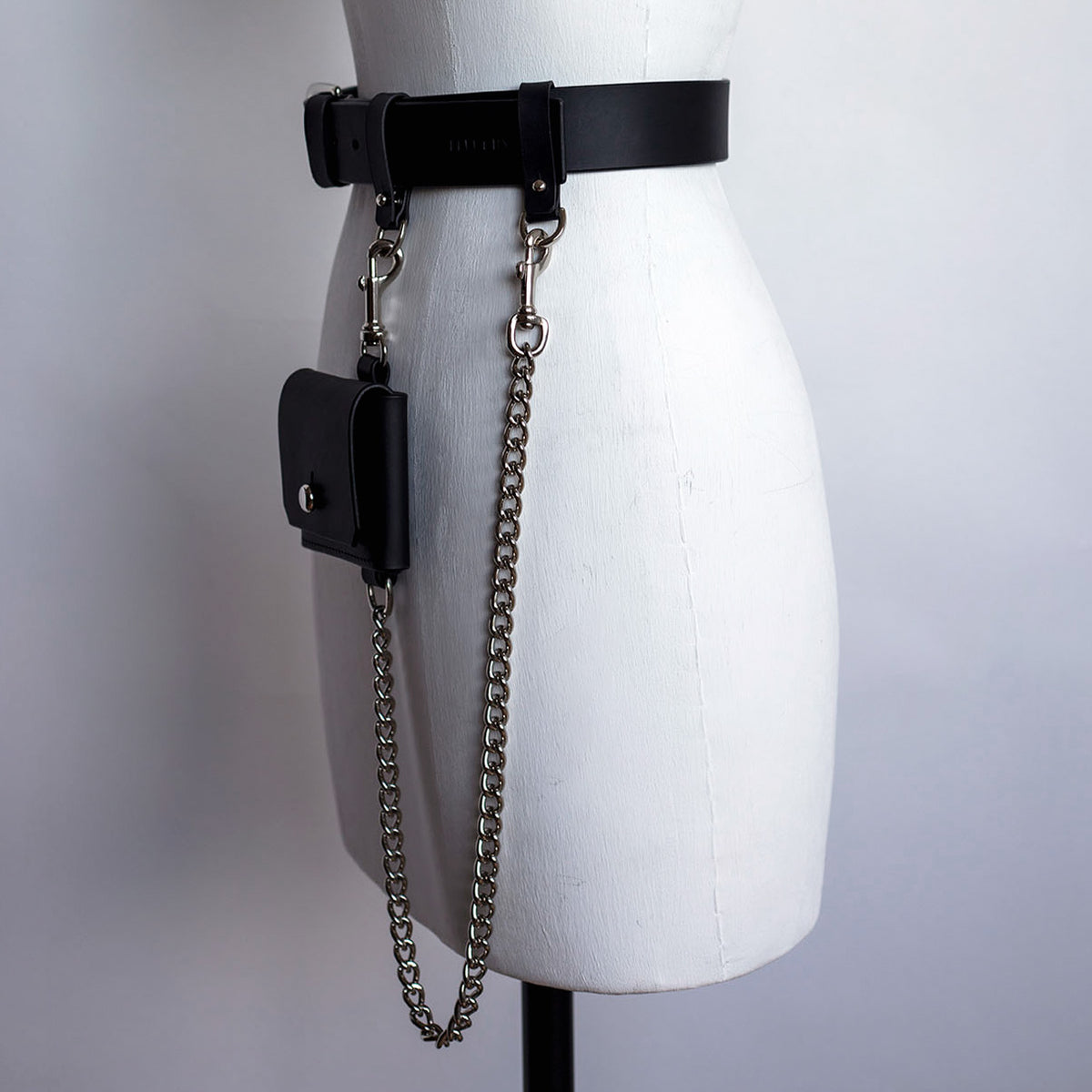 ARCHIVAL - POCKET CHAIN BELT BLACK EXTRA SMALL