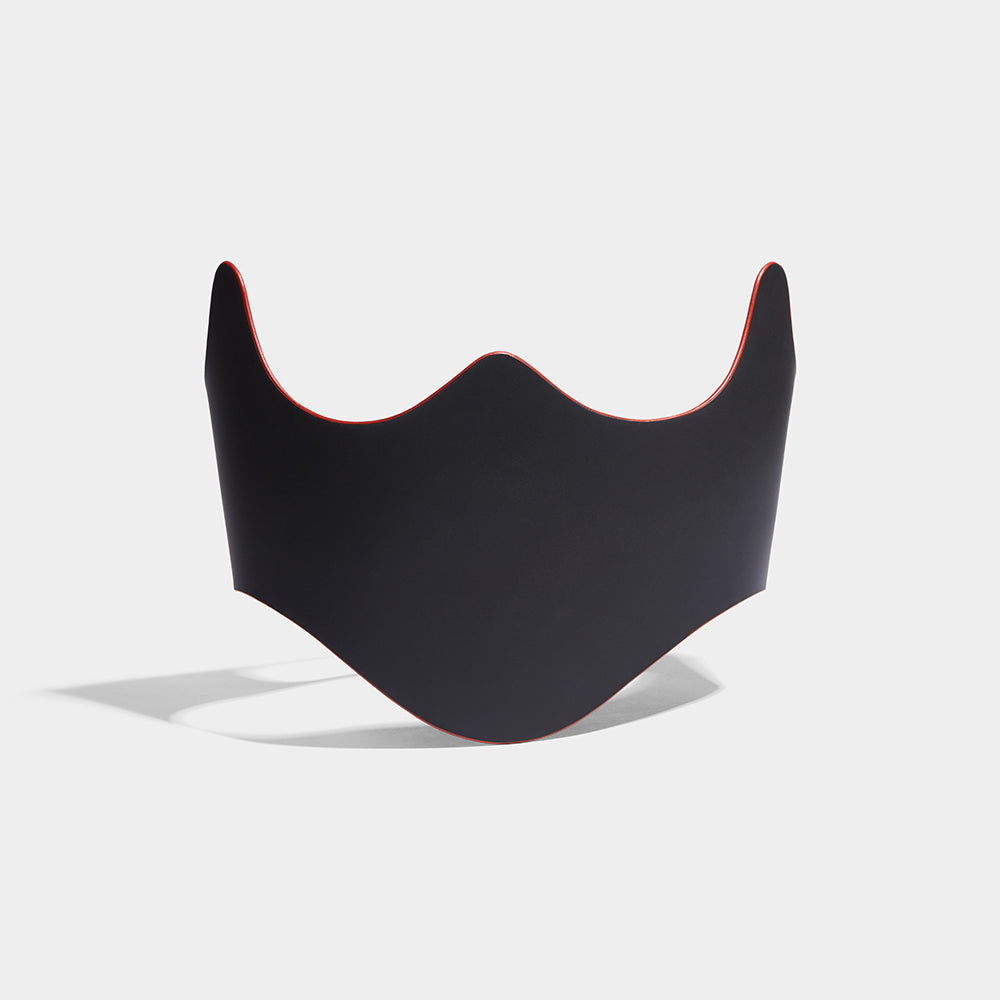 fleet ilya curved underbust corset red edge