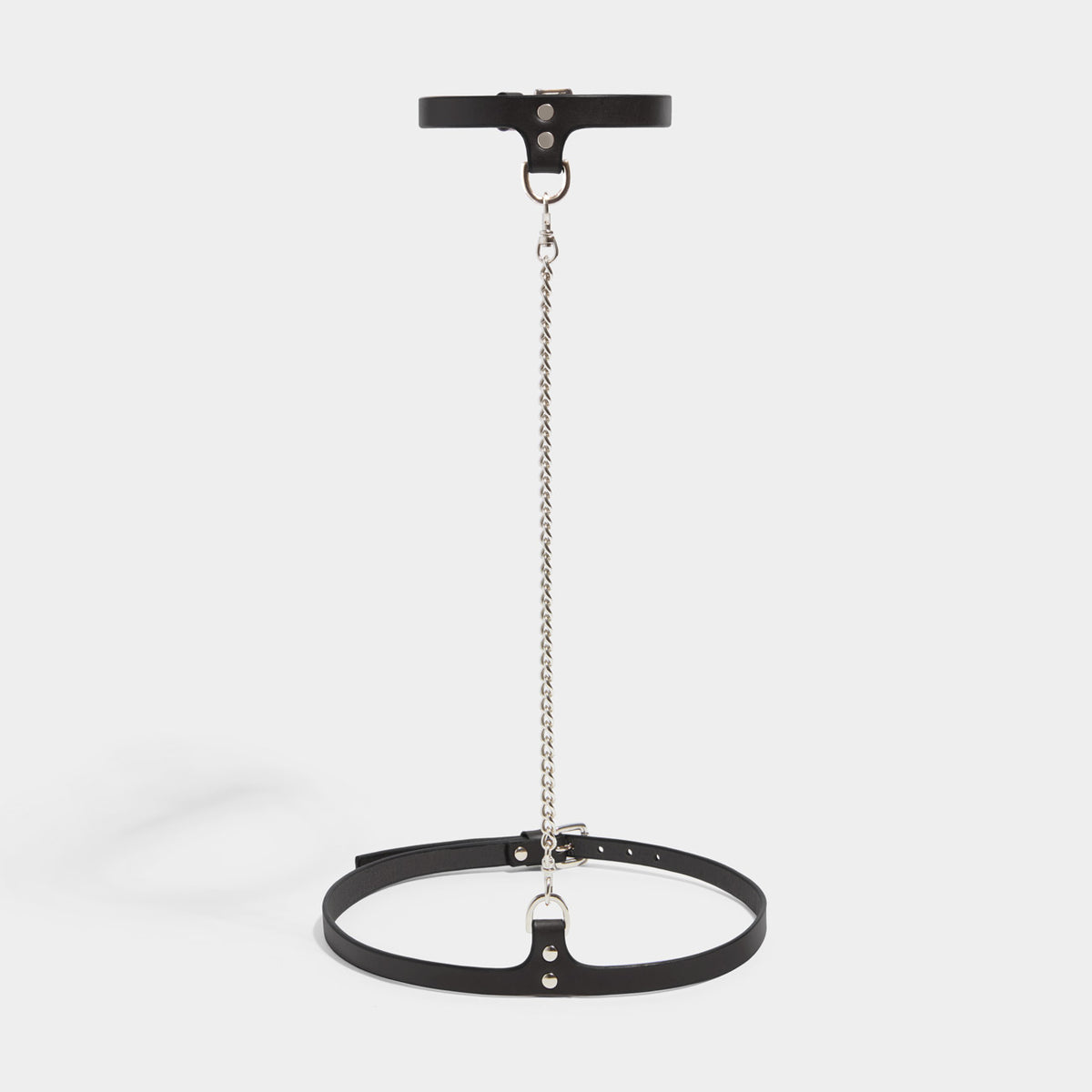 SLIM CHAIN COLLAR & BELT VEGAN