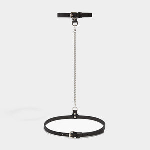 SLIM CHAIN COLLAR & BELT VEGAN