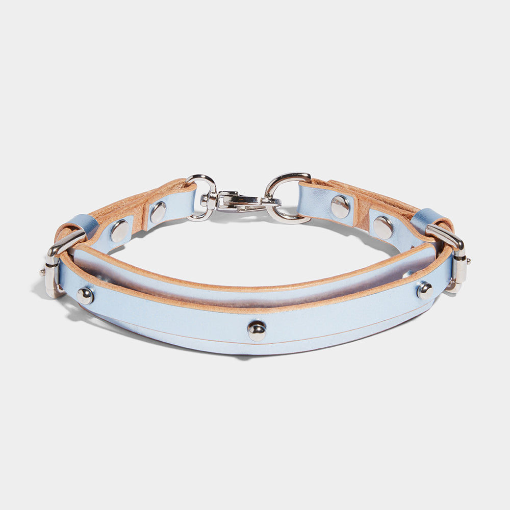 fleet ilya studded choker platinum blue
