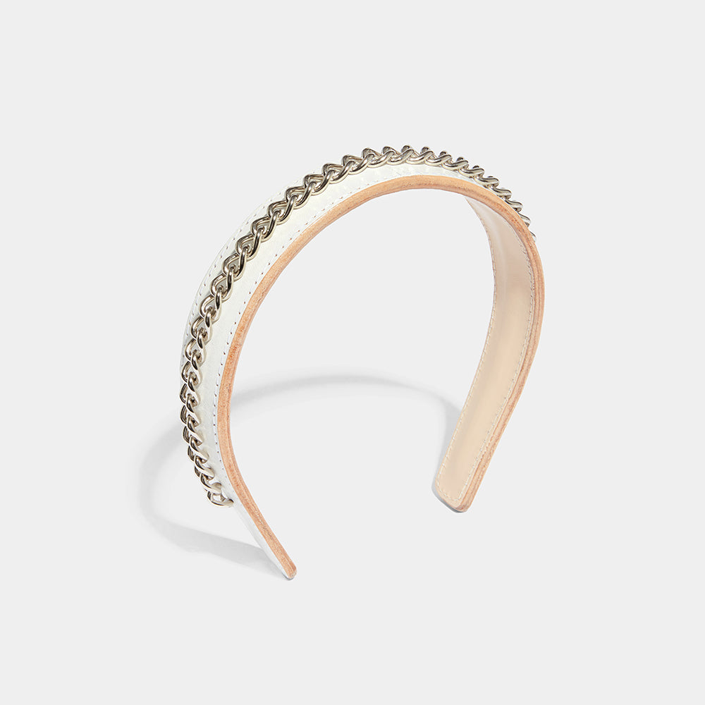 fleet ilya chain headband ivory