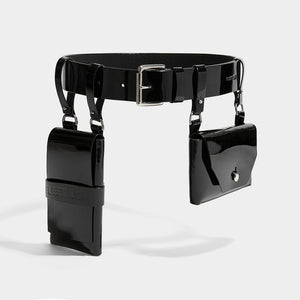 fleet ilya double pocket belt patent black