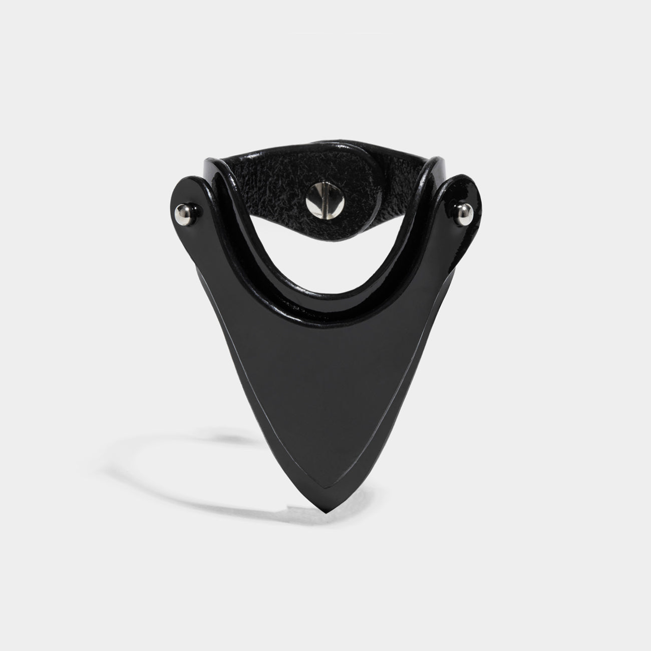 fleet ilya layered spike cuff patent black