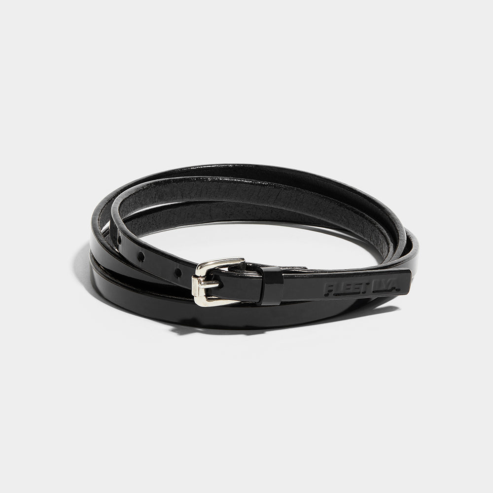 fleet ilya wrap around choker patent black