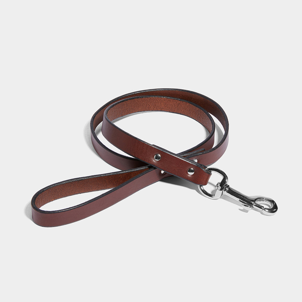 fleet ilya leather lead brown