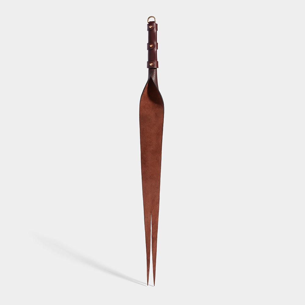 STUDDED HANDLE SNAKES TONGUE BROWN