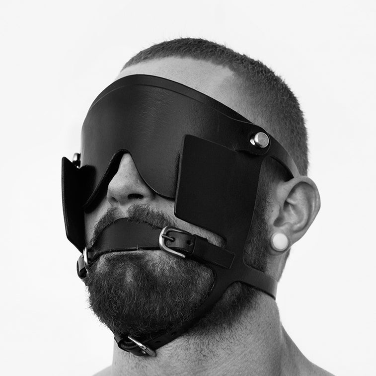 BLINKER, GAG AND EYE MASK | Restraint Headwear | Fleet Ilya