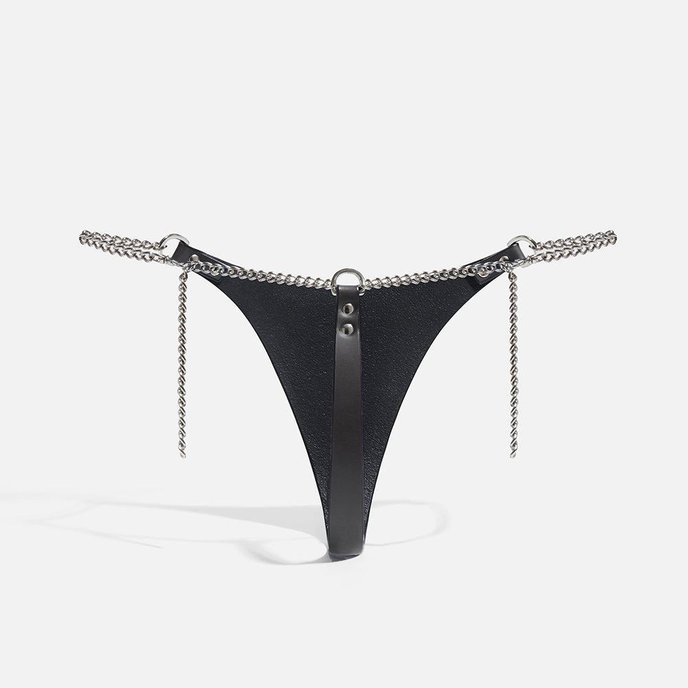 CHAIN THONG BLACK | Lingerie | Fleet Ilya