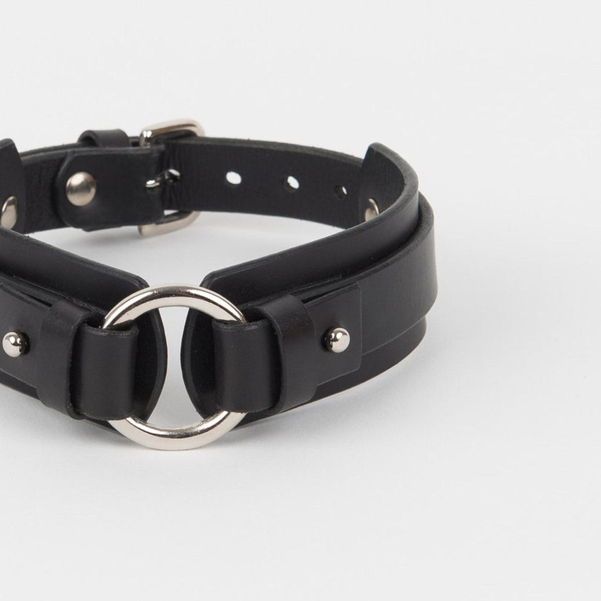 CHUNKY O-RING COLLAR BLACK | Womens Jewellery | Fleet Ilya