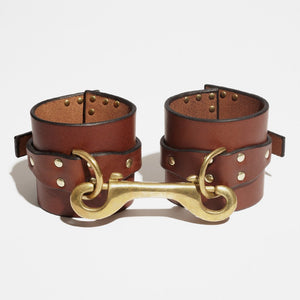 corner studded cuffs brown fleet ilya