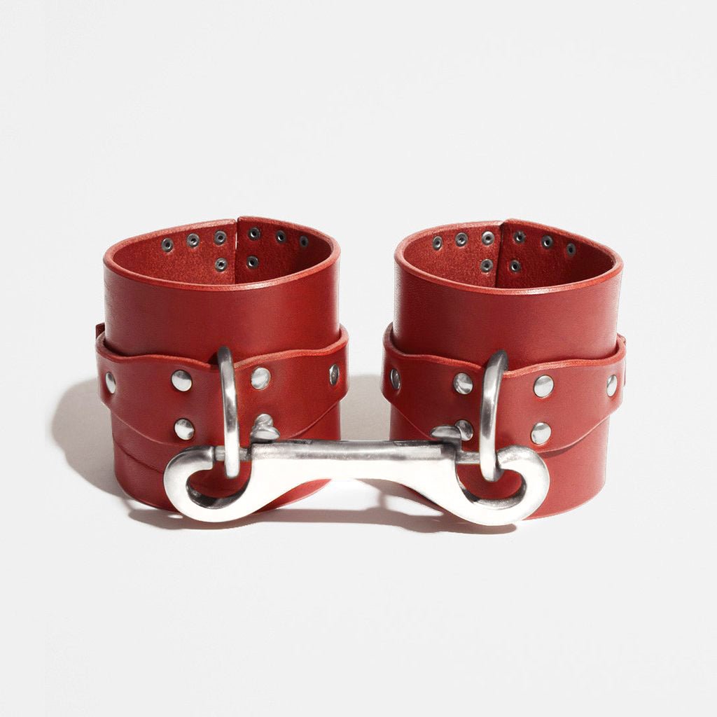 corner studded cuffs red fleet ilya