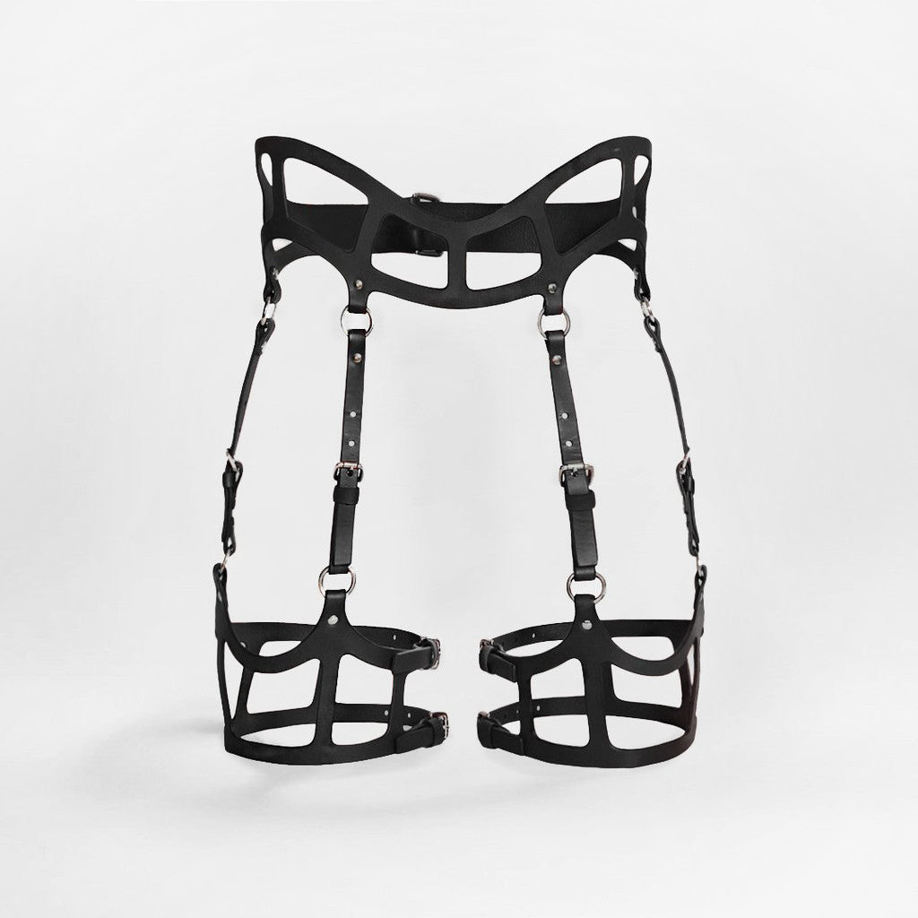 curved cut out suspender harness fleet ilya