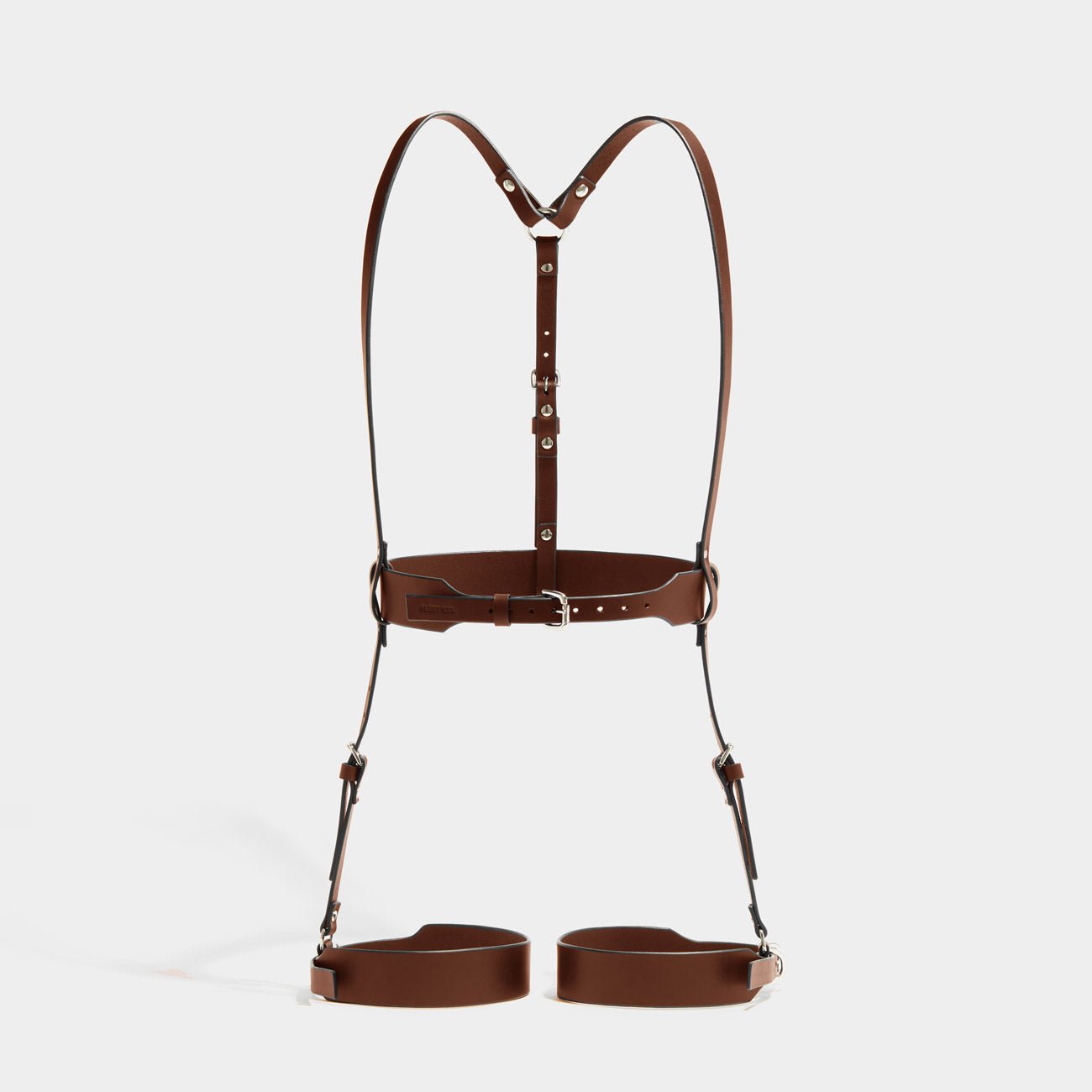 full classic suspender harness brown fleet ilya