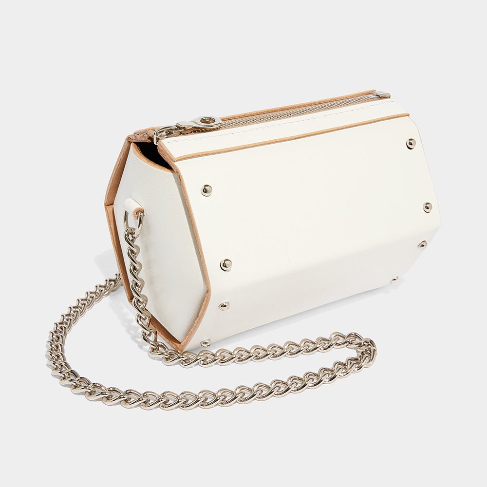mini hexagon bag ivory fleet ilya