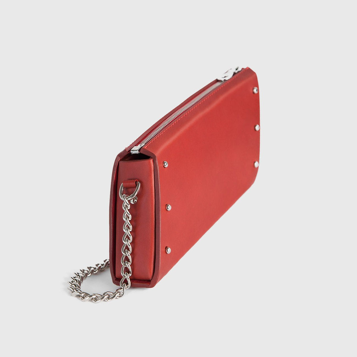 MINI PARALLELOGRAM CLUTCH RED | Clutches Autumn Winter | Fleet Ilya