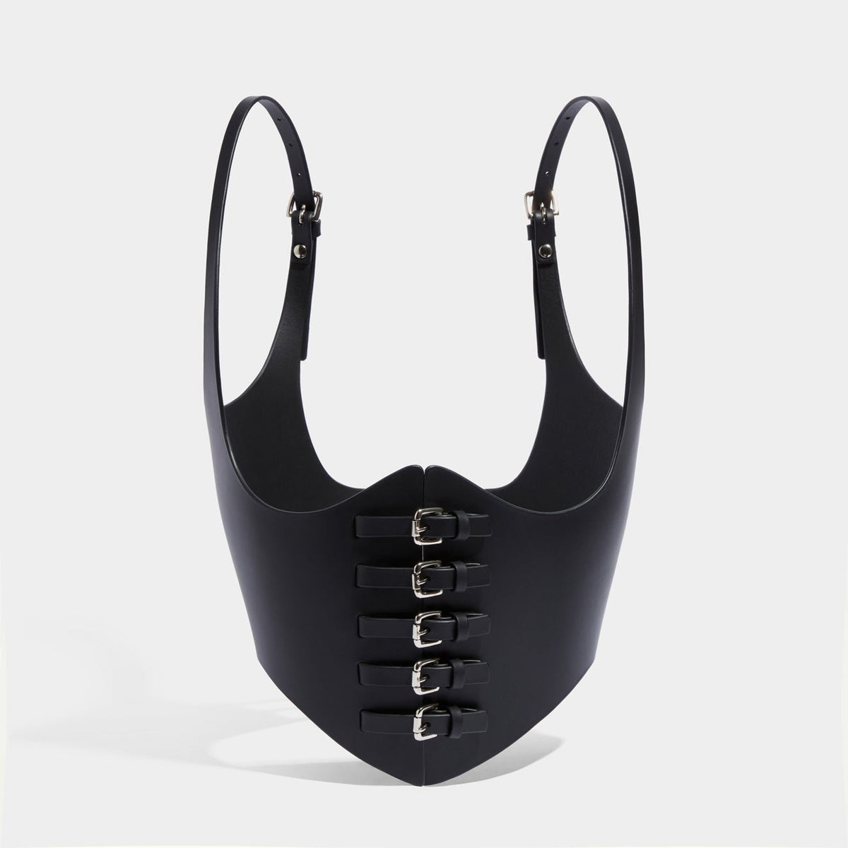 fleet ilya multi buckle corset black