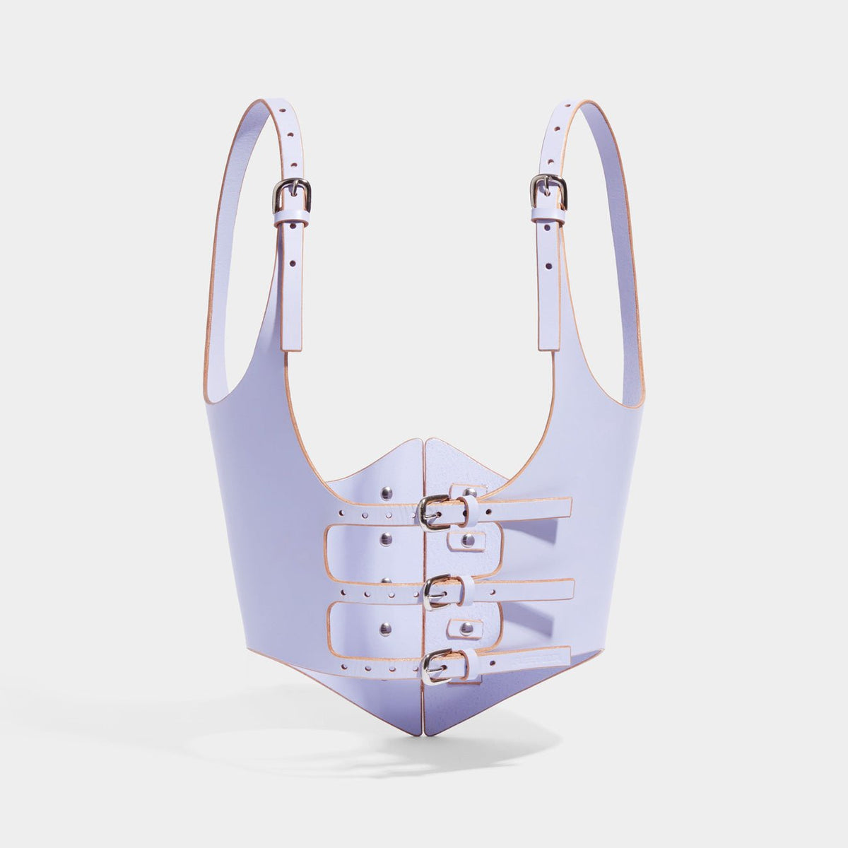 MULTI BUCKLE CORSET LILAC | Corsets | Fleet Ilya