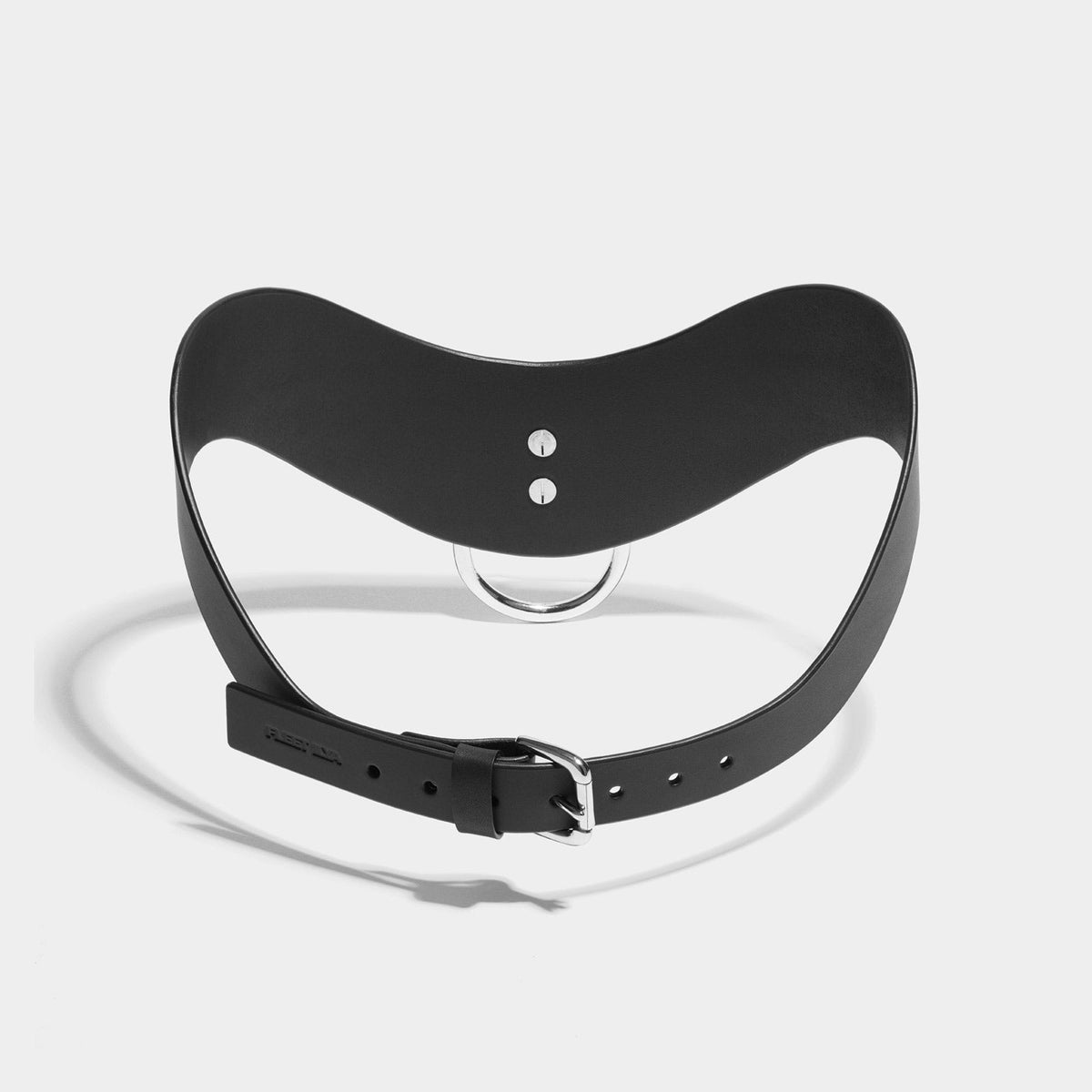 O-RING CURVED BELT - BLACK | Womens Belts | Fleet Ilya