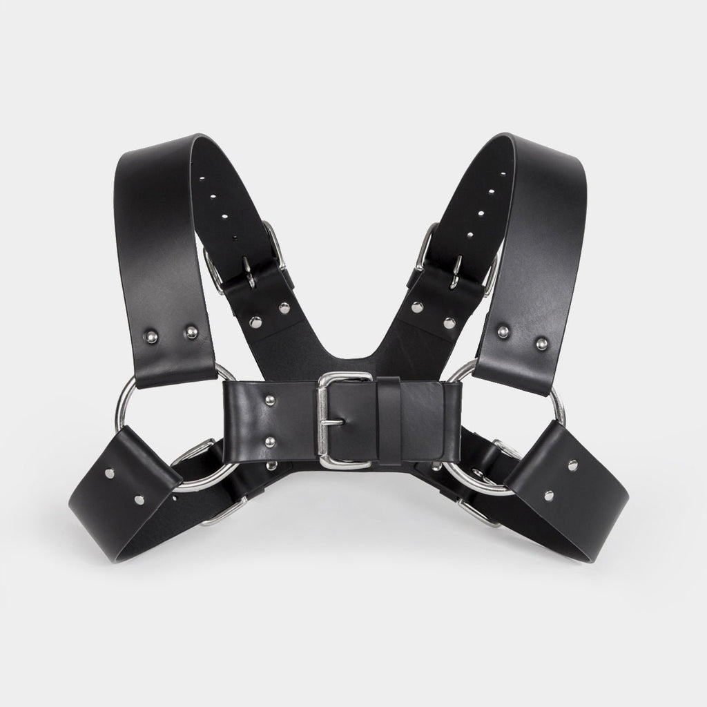 Unisex Black Harness Belt Overbust O Rings New Unisex Black Harness Belt Overbust O Rings New - $45 New  main image 4