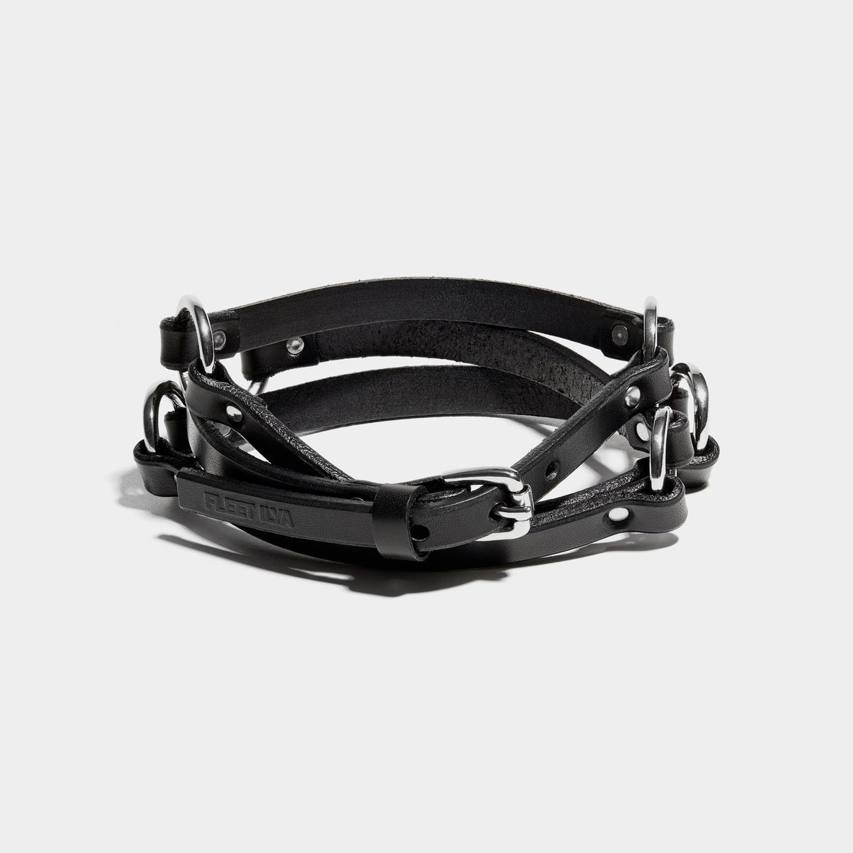 O-RING WRAP CHOKER BLACK | Womens Jewellery | Fleet Ilya