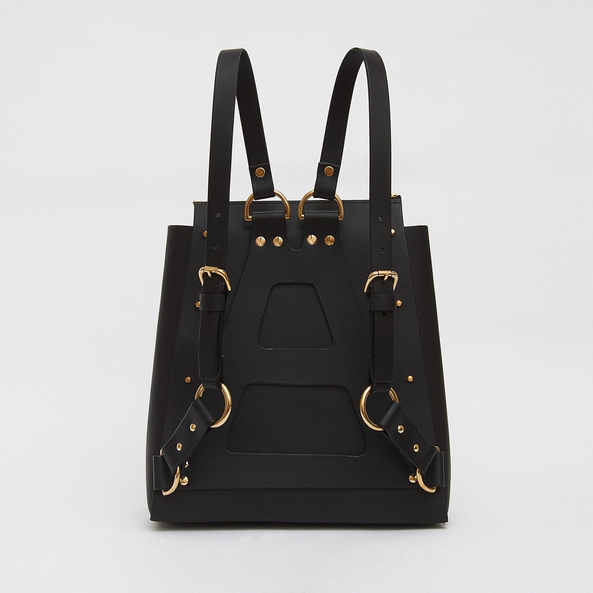 POCKET STUDDED BACKPACK BLACK | Womens Bags | Fleet Ilya