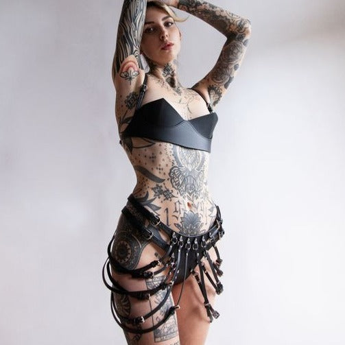 SCULPTED BALCONY BRA BLACK | AW21 SEASONAL | Fleet Ilya