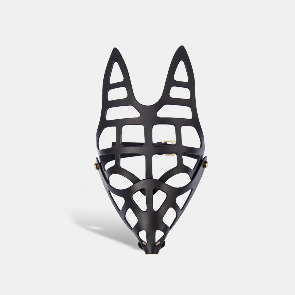 SKULL FOX MASK - BLACK | Restraint Headwear | Fleet Ilya