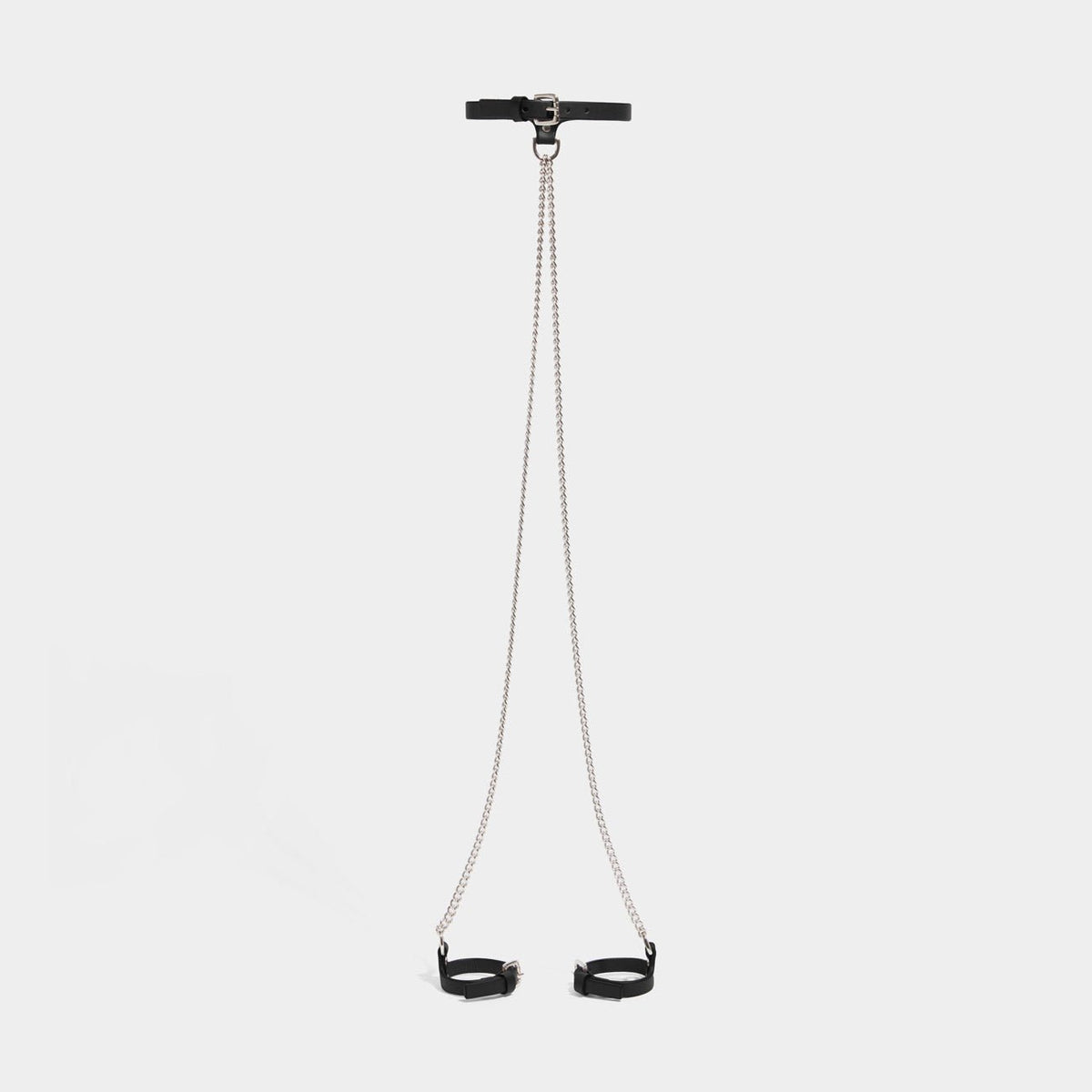 SLIM CHAIN COLLAR & CUFFS BLACK | Bodypieces | Fleet Ilya