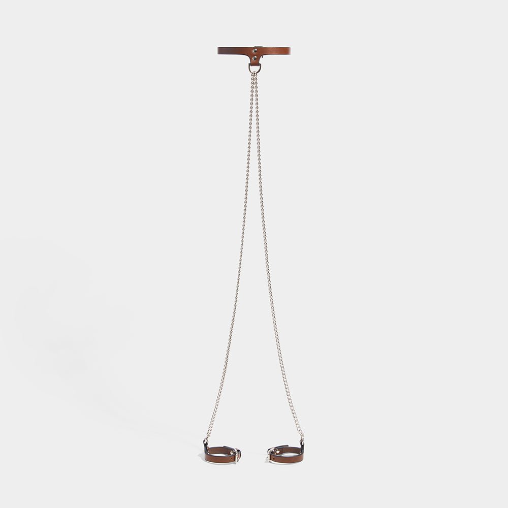 SLIM CHAIN COLLAR & CUFFS BLACK | Bodypieces | Fleet Ilya