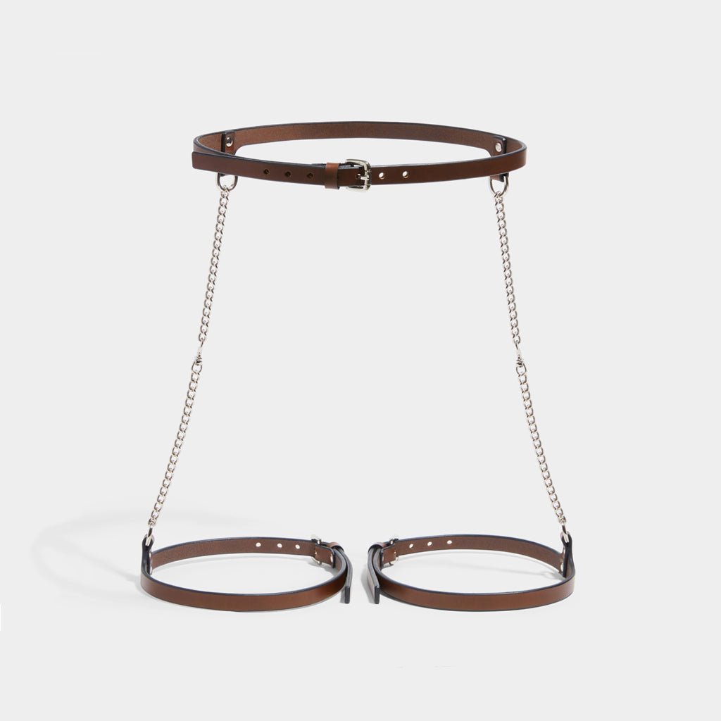 SLIM CHAIN SUSPENDER HARNESS - BROWN | Harnesses | Fleet Ilya