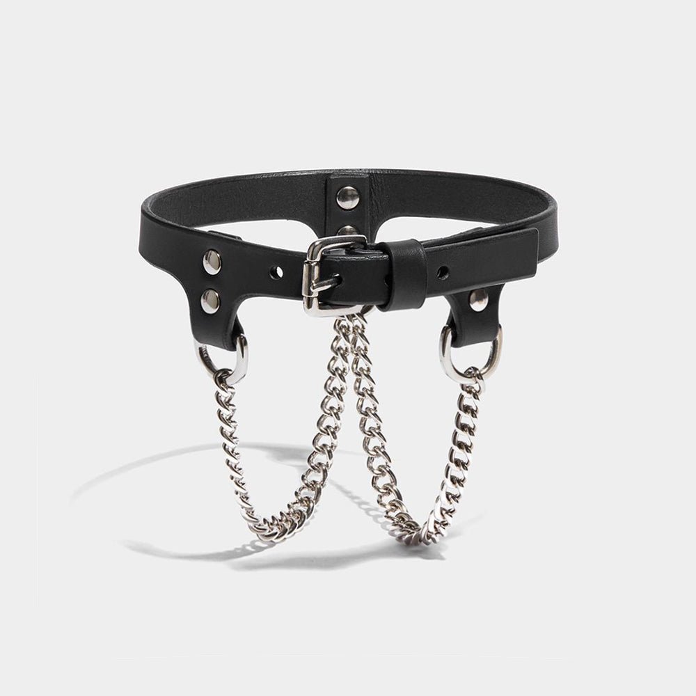 SLIM DOUBLE CHAIN COLLAR | SPRING SUMMER 2020 | Fleet Ilya
