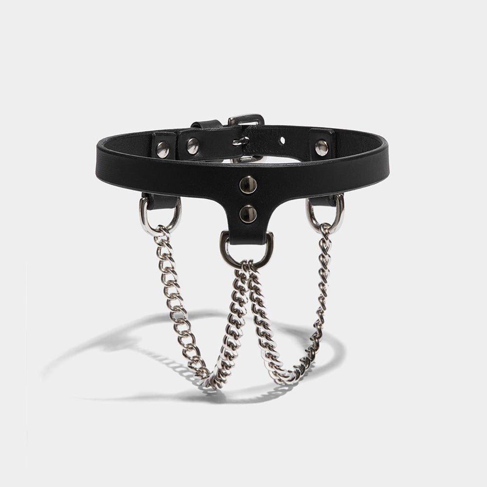 fleet ilya slim double chain collar