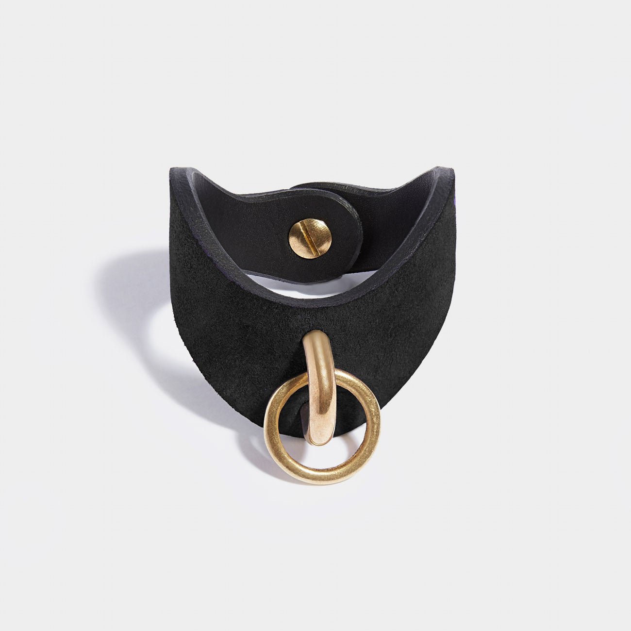 SLIM O-RING CUFF - BLACK | Womens Jewellery | Fleet Ilya