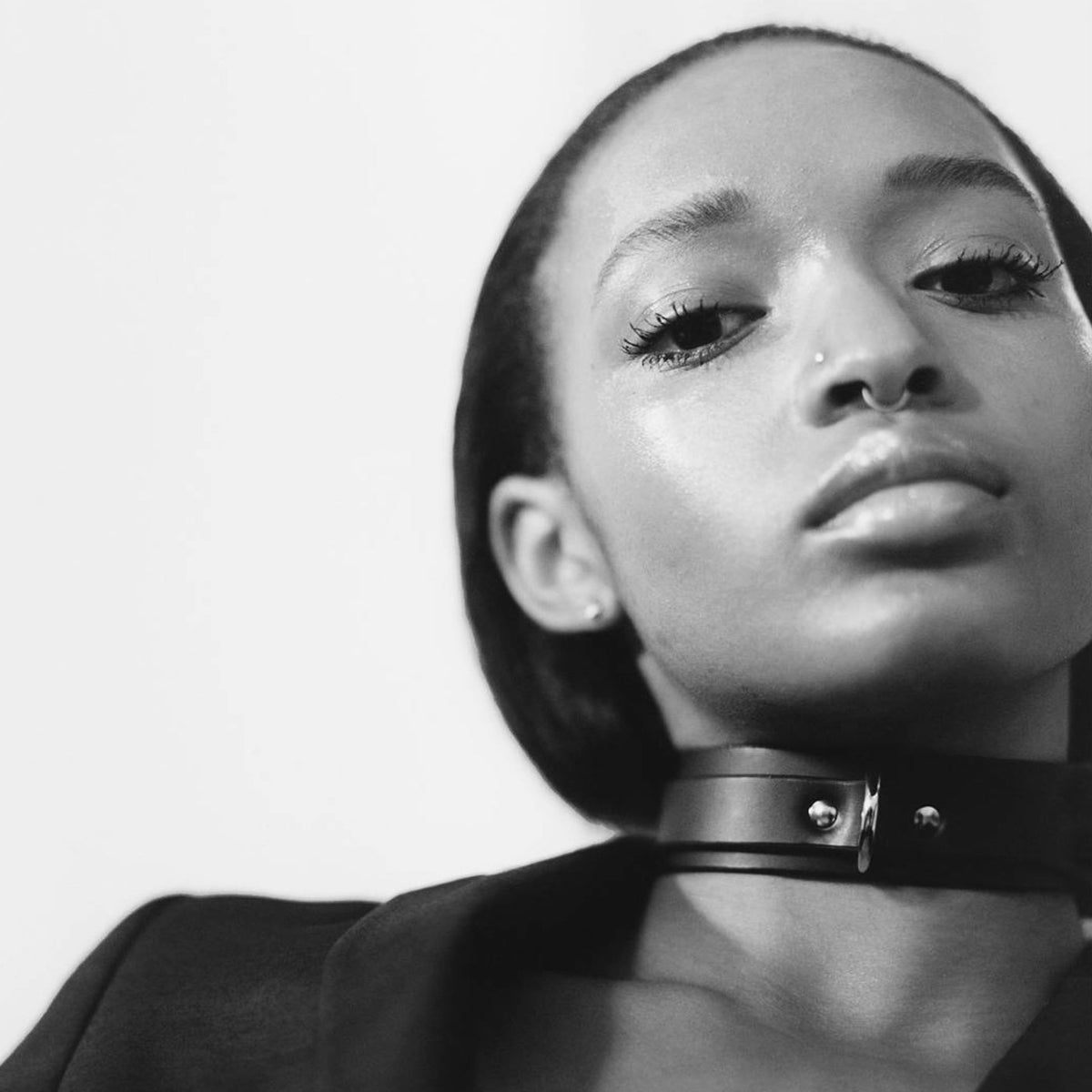 SLIM WING COLLAR BLACK PATENT | Womens Jewellery Autumn Winter | Fleet Ilya