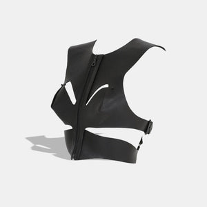 SOFT CROPPED CUT OUT HARNESS - BLACK | Harnesses & Bodypieces | Fleet Ilya