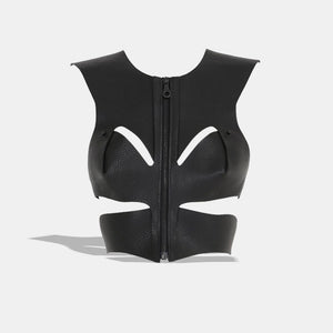 SOFT CROPPED CUT OUT HARNESS - BLACK | Harnesses & Bodypieces | Fleet Ilya