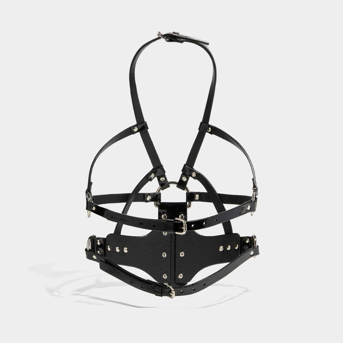WEB BODY PIECE BLACK PATENT | Harnesses & Bodypieces | Fleet Ilya