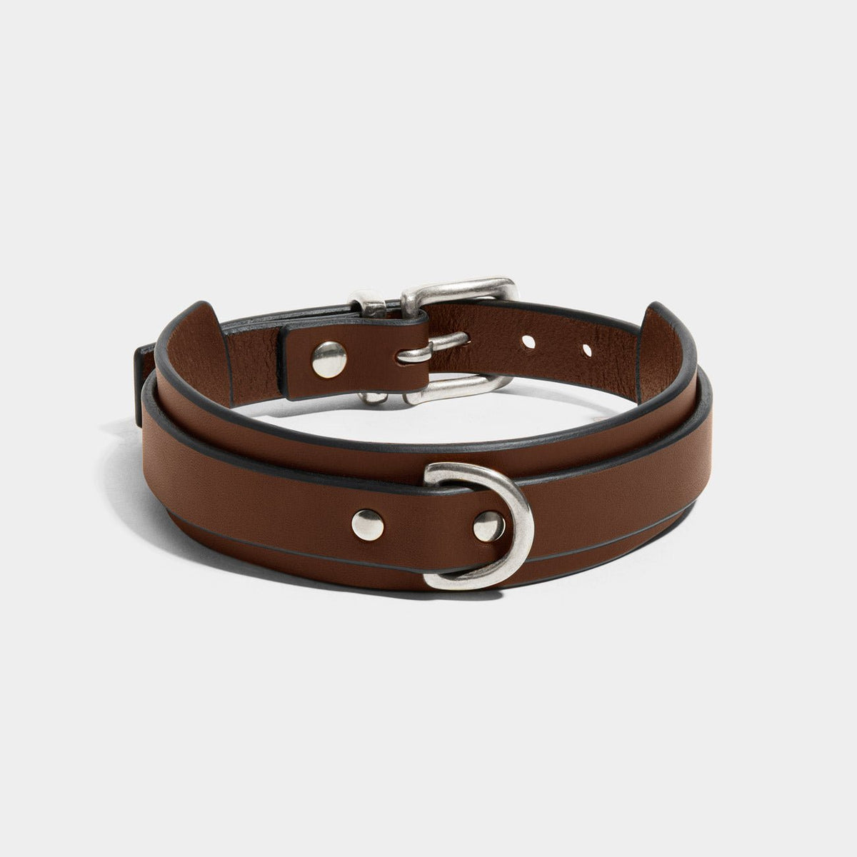 fleet ilya wing collar brown
