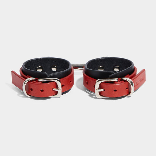 【中古】イヴ HAND CUFFS ver. wing-cuffs-black-red-wrist-