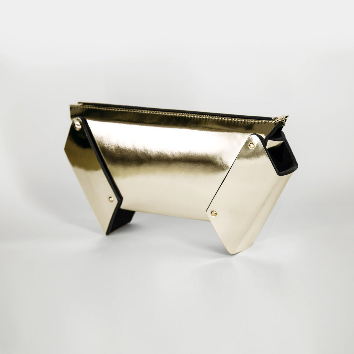 WINGED BOX CLUTCH GOLD | Clutches | Fleet Ilya