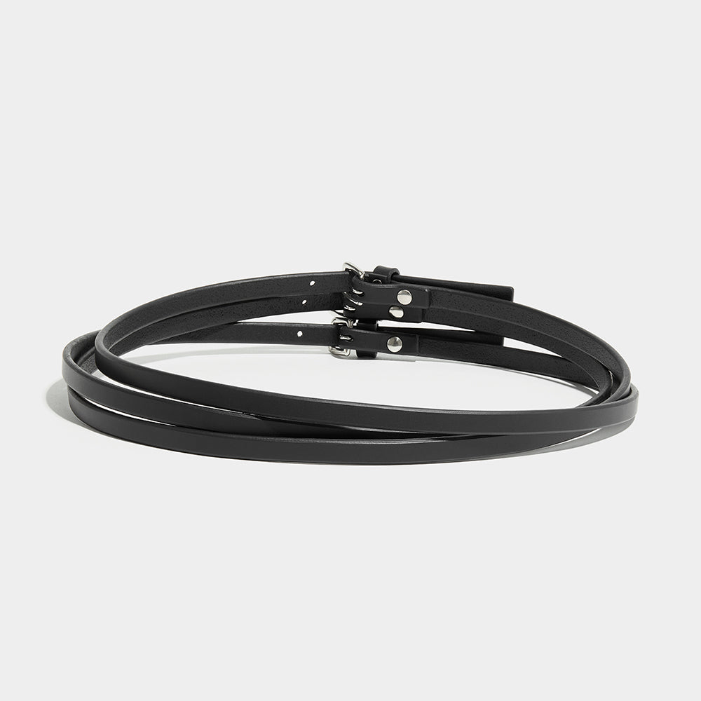 WRAP AROUND BELT - BLACK | Womens Belts | Fleet Ilya