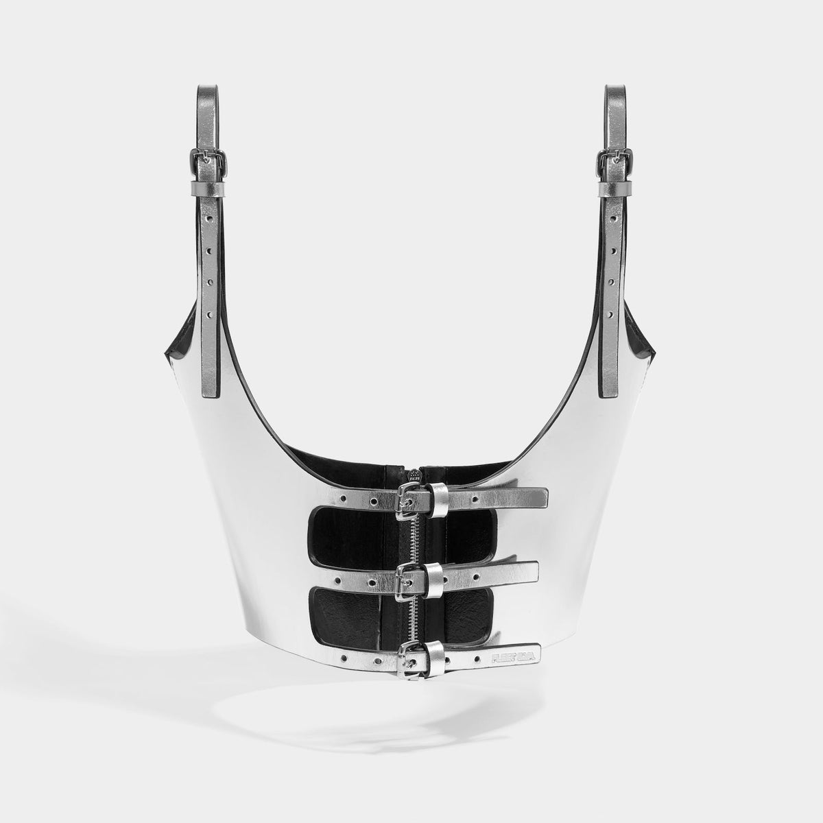 ZIP CORSET - SILVER | Harnesses & Bodypieces | Fleet Ilya